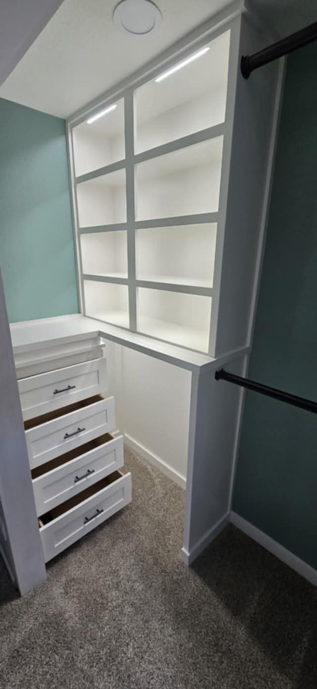 Closet Cabinets and Shelving by Kirk Furniture and Cabinetry Restoration Houston Texas
